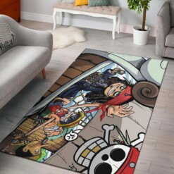 One Piece Jack Sparrow Area Rug