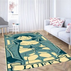 One Piece Luffy Living Room Modern Carpet Rug