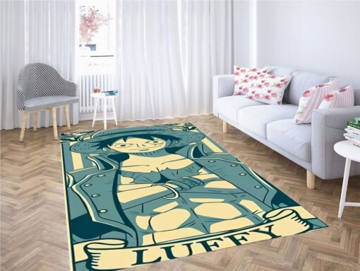 One Piece Luffy Living Room Modern Carpet Rug