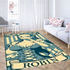 One Piece Robin Living Room Modern Carpet Rug