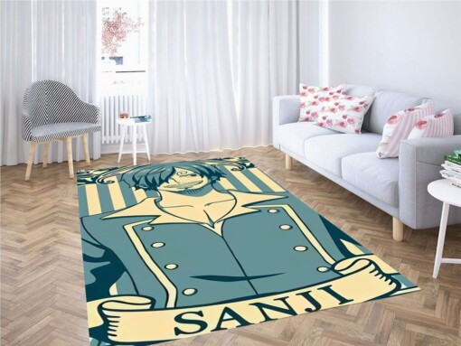 One Piece Sanji Living Room Modern Carpet Rug