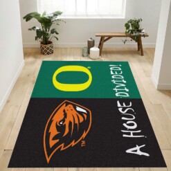 Oregon Vs Oregon State Rug  Custom Size And Printing