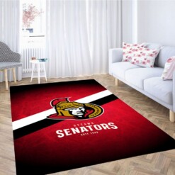 Ottawa Senators Living Room Modern Carpet Rug