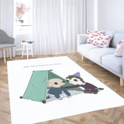 Our Friendship In Tents Summer Camp Island Carpet Rug