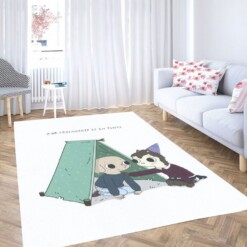 Our Friendship In Tents Summer Camp Island Living Room Modern Carpet Rug