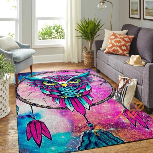 Owl Dreamcatcher Area Rug