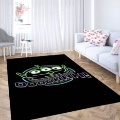 Oy Story Aliens Background Wallpaper Living Room Modern Carpet Rug