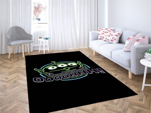 Oy Story Aliens Background Wallpaper Living Room Modern Carpet Rug