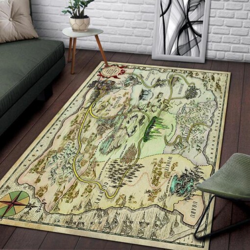 Oz Map Area Rug