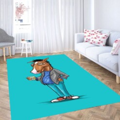 Painting Bojack Horseman Carpet Rug