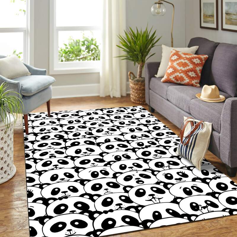 Panda Carpet Floor Area Rug