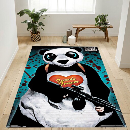 Panda Man Of Suicide Squad Rug  Custom Size And Printing