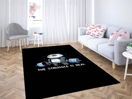 Panda Wallpaper Carpet Rug