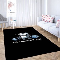 Panda Wallpaper Living Room Modern Carpet Rug