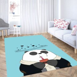 Panda We Bare Bears Wallpaper Carpet Rug