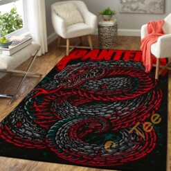 Pantera Venomous Snake Area Rug