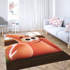 Patrick Star Logo Carpet Rug