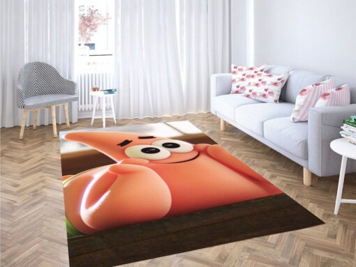 Patrick Star Logo Living Room Modern Carpet Rug