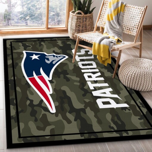 Patriots NFL Rug  Custom Size And Printing