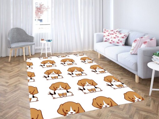 Pattern Dog Living Room Modern Carpet Rug