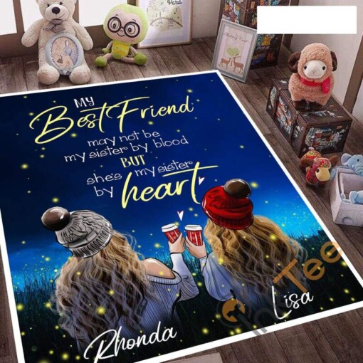 Personalized Best Friend My Living Room Bedroom Decoration Gift For Friends Rug