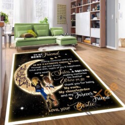 Personalized To My Best Friend Bestie For Any Room Living Bedroom Home Decor Rug