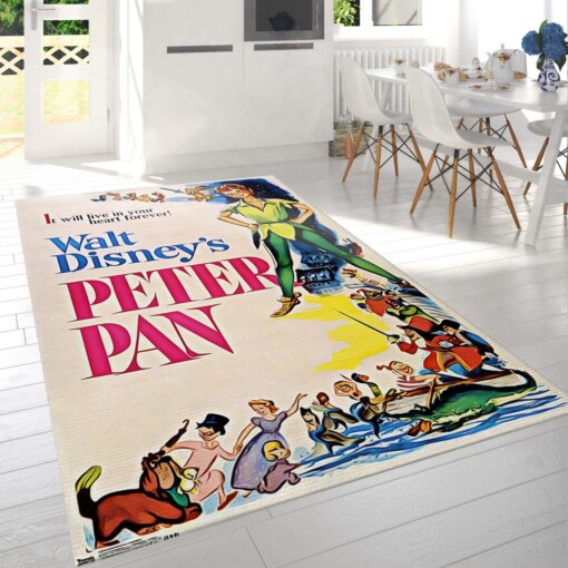Peter Pan Rug  Custom Size And Printing