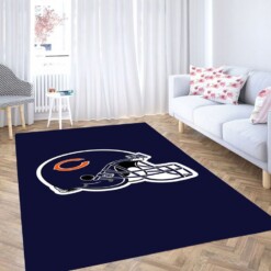 Philadelphia Eagles Helmet Logo Living Room Modern Carpet Rug