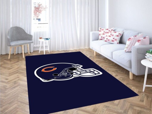 Philadelphia Eagles Helmet Logo Living Room Modern Carpet Rug