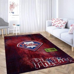 Philadelphia Phillies Wallpaper Carpet Rug