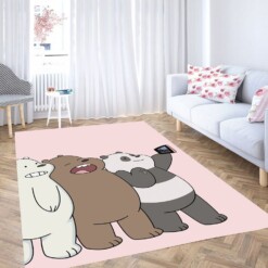 Photo We Bare Bears Carpet Rug