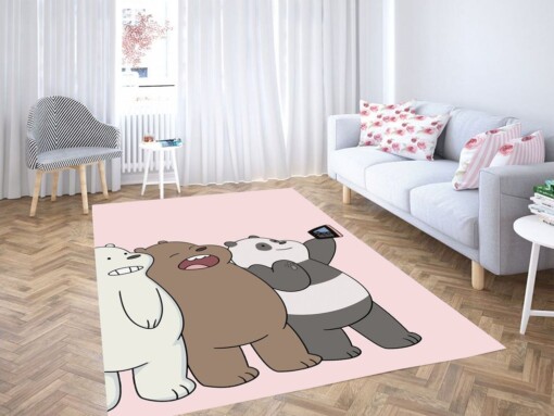 Photo We Bare Bears Living Room Modern Carpet Rug