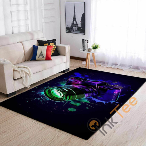 Photography Lover Camera Artwork Area Rug