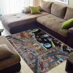 Pink Floyd Echoes From The Dark Side Of The Moon Songs Area Rug