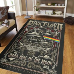 Pink Floyd The Darkside Of Moon Love Band Decorative Floor Rug