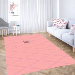 Pink Logo Wallpaper Carpet Rug