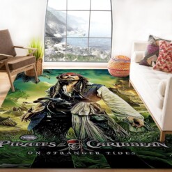 Pirates Of Caribbean On Stranger Tides Rug  Custom Size And Printing