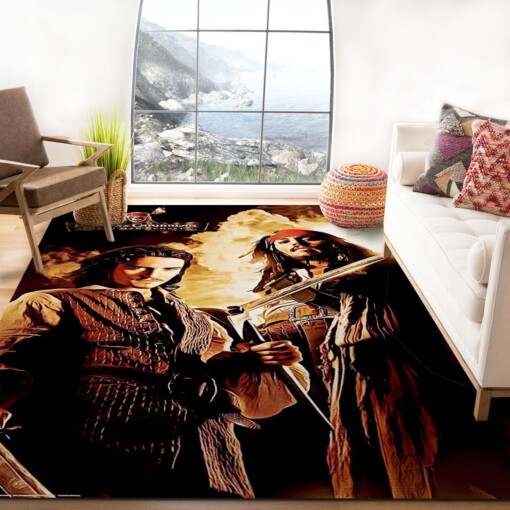 Pirates Of The Caribbean Carpet  Custom Size And Printing