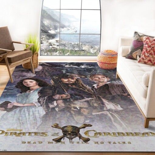 Pirates Of The Caribbean Characters Rug  Custom Size And Printing