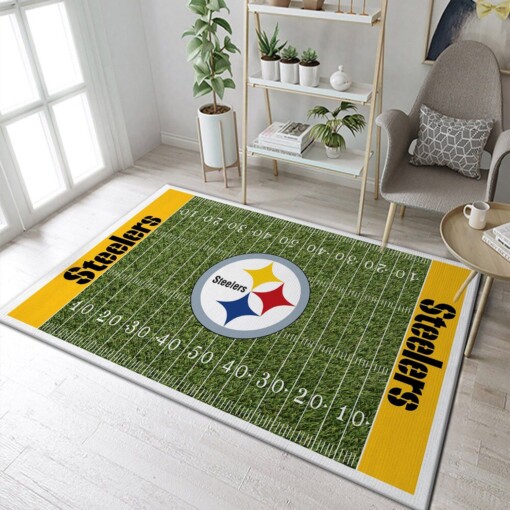 Pittsburgh Steelers Nfl Rug  Custom Size And Printing