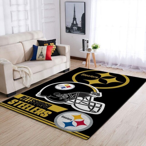 Pittsburgh Steelers Family Nfl Decorative Floor Rug