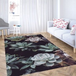 Plant Backgrounds Living Room Modern Carpet Rug