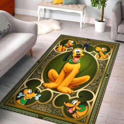 Pluto Disney Love Floor Decorative Rug