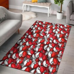 Pokeball Area Rug