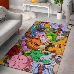 Pokemon Anime Area Rug