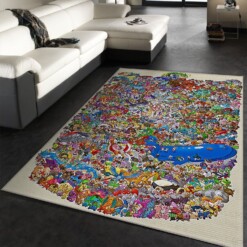 Pokemon Area Rug  Custom Size And Printing