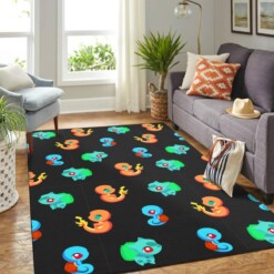 Pokemon Gen Chibi Carpet Floor Area Rug