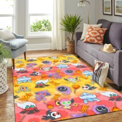 Pokemon Halloween Carpet Floor Area Rug