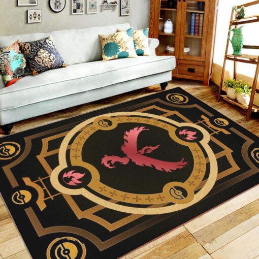 Pokemon Team Valor Area Rug