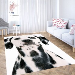 Polkadot Dog Carpet Rug